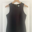 Calvin Klein  Sleeveless Scuba Sheath Dress in Black LBD Size 8 Photo 4