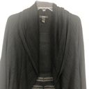 Alfani  Women's Black Open Front Cardigan Size Small Photo 2