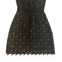 Milly  Leila Herringbone Sequin Lace Dress Mini Cocktail Size 2 Women's NWT Photo 7