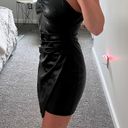 ZARA Leather Dress Photo 3