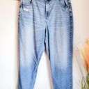 American Eagle , Curvy Mom High Rise Stretch Distressed Women's Jeans, Size 16 Photo 1