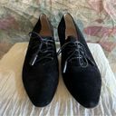 Salvatore Ferragamo Victorian Black Suede Lace Up Italian Booties Heels size 8 Photo 2