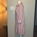 Tuckernuck  Red/White Stripe Button Down Shirt Dress New Size Extra Small XS Photo 3