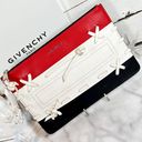 Givenchy Couture Large Rare Red, White & Navy Stitched Logo Pouch/Clutch Photo 0