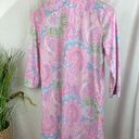 Ralph Lauren  Pastel Paisley Print Long Sleeve Night Dress Shirt S Photo 1