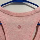 Lululemon  Light Pink Racerback Tank Top Photo 2