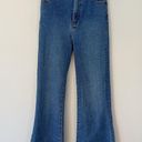 Rolla's ROLLA’S Eastcoast High Rise Crop Flare Hem Stretch Denim Jeans Tracey Blue Photo 1