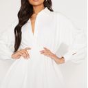 Pretty Little Thing White Puff Sleeve Dress Photo 1