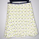 J.Crew NWT  Factory Lemon Novelty Print Pleated Skirt - size 4 Photo 3