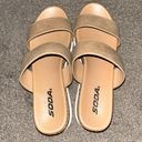 Soda Tan Platform Sandals Photo 0