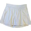 Spanx  Women’s Get Moving White 17” Workout Active Tennis Skort Skirt L Photo 2