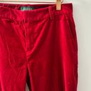 Ralph Lauren Polo Red Velvet Pants Photo 4