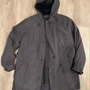 Gallery Perfect 90s Vintage dark gray short trench coat Photo 0