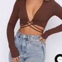 White Fox Boutique Strappy Crop Top  Photo 0