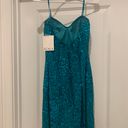 Scala Homecoming Dress Turquoise Size 4 Photo 1