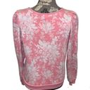 Rachel Parcell  Pink Quill Rose Brocade Sweatshirt size small Photo 4