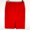 Kate Spade  Saturday Red High Rise Pencil Straight Skirt Business Casual Size 4 Photo 1