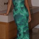 Green Floral Dress Photo 0