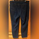 Eileen Fisher  Organic Cotton Straight Leg Ankle Blue Denim Stretch Jeans Size 16 Photo 4