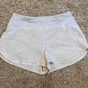 Lululemon White Speed Shorts Photo 0