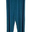 Coldwater Creek  Women Straight Leg Jersey Pant PXL Petite XL Teal Green Made USA Photo 0