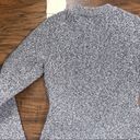 Tibi  • Tech Poly Sculpted Sweater Mini Dress grey knit chunky heathered black Photo 8