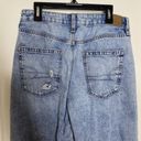 American Eagle  Jeans Women  Blue Mom Straight Jean High Rise Denim Ripped Size 8 Photo 2