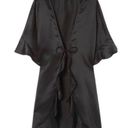 Victoria's Secret Black Victoria Secret Satin Sexy Robe NWT Photo 0