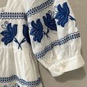 Moda  INTERNATIONAL Grecian Embroidered Floral Cotton Dress, Size 2 Photo 9