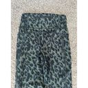 Sweaty Betty  Zero Gravity High Waisted 7/8 Running
Leggings Olive Leopard Print Photo 11