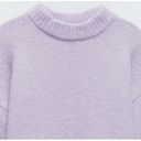 ZARA ✨ Alpaca Wool Blend Knit Sz Small Lilac Sweater✨ Photo 5