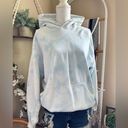 Gildan  Heavy Blend Light Baby Blue/White Tie Dye Hooded Sweatshirt Photo 2