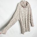 The Moon  & Madison Textured Speckled Turtleneck Chunky Sweater Size Small Photo 3