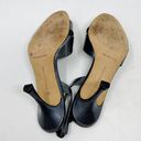 Manolo Blahnik Patent Leather Slingback Sandal Heels Gray Size 5.5 Photo 3