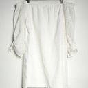 1. State NWT  White Eyelet Dress Size Large
Off Shoulder With Ties Photo 0