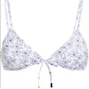 Intermix Blue Floral Bikini Top  Photo 0