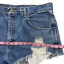 Wrangler  Destroyed Cutoff Jean Shorts Distressed High Rise Festival Size 34 Photo 8