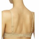 Natori  Pure Luxe Cafe Beige Push-Up Underwired Bra Lace Trim 730080 Women's 32DD Photo 1