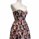 Sans Souci  Small Strapless Tube Floral Dress Photo 2