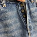 GRLFRND 𝅺 Size 25 Eva A Frame High Rise Button Fly Denim Distressed Mini Skirt Photo 2