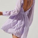 ASTR Purple Carina Open Back Mini Dress Photo 1