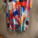 cupio # 29  Open shoulder painted on three-quarter sleeve dress. Size XL. Photo 4