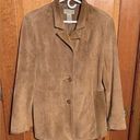 St. John’s Bay  Tan Washable Suede Jacket MEDIUM Photo 0