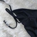 No Bo Nwt  Basic String Bikini Bottom black size 7/9 swimwear suit pool swim beach Photo 3