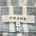 frame denim FRAME Linen Blend Striped High Rise Shorts Size 8 Photo 5