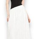 NEW Commense Strapless Asymmetrical Pleated Maxi Dress Black White Size Small Photo 0