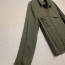 Harper  Womens Large Button Up Utilty Shirt Green Long Sleeve Western Super Soft Photo 3