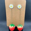 Daisy NWOT  Dangling Strawberry Earrings with Gold Hardware Photo 0