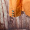 Denim & Co  Orange Stretch Denim Blazer Photo 8