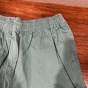 Woman Within  Shorts 14 W Elastic Waist Teal Pocket Mom Shorts Photo 2